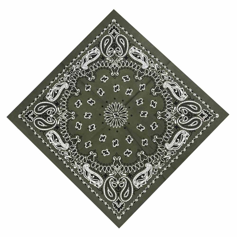 Men 55cm*55cm Neck Wrist Band  - Handkerchief Cotton Men ulasan dan harga