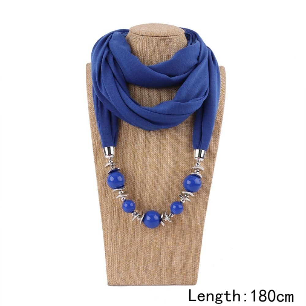 New Chiffon Scarf Necklace Bea - Infinity Scarf Knit ulasan dan harga
