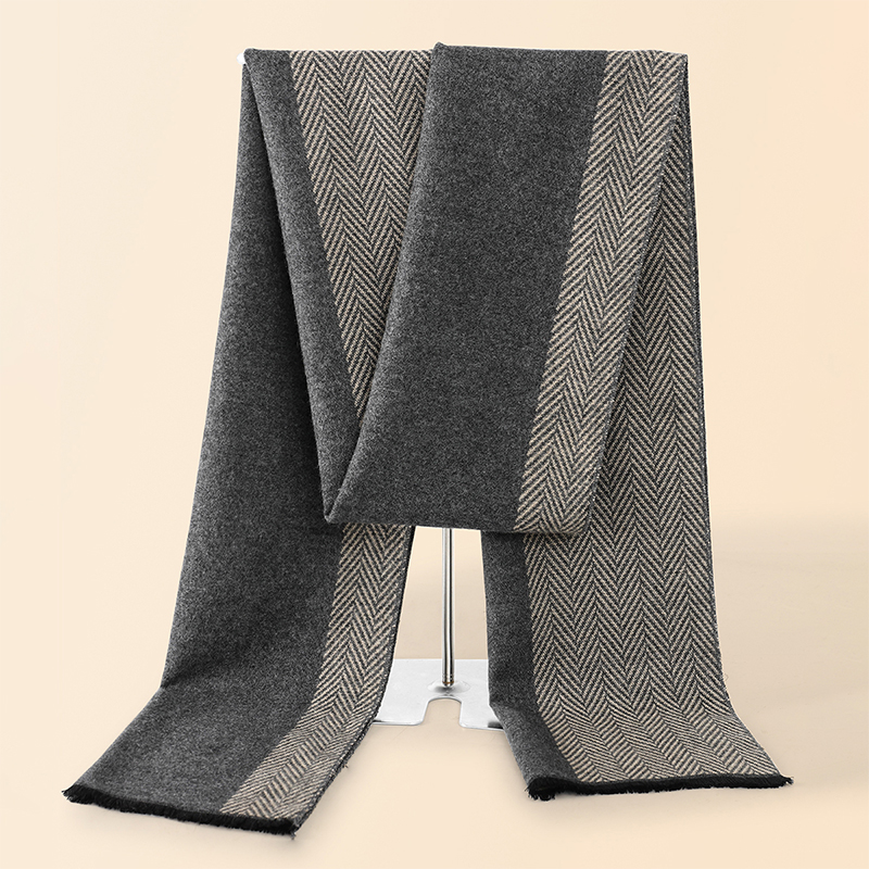 Luxury Winter Men Scarf Shawl  - Muffler Men Wool ulasan dan harga